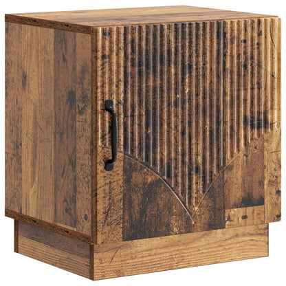 vidaXL Bedside Table Old Wood 43 x 34.5 x 47 cm Engineered Wood