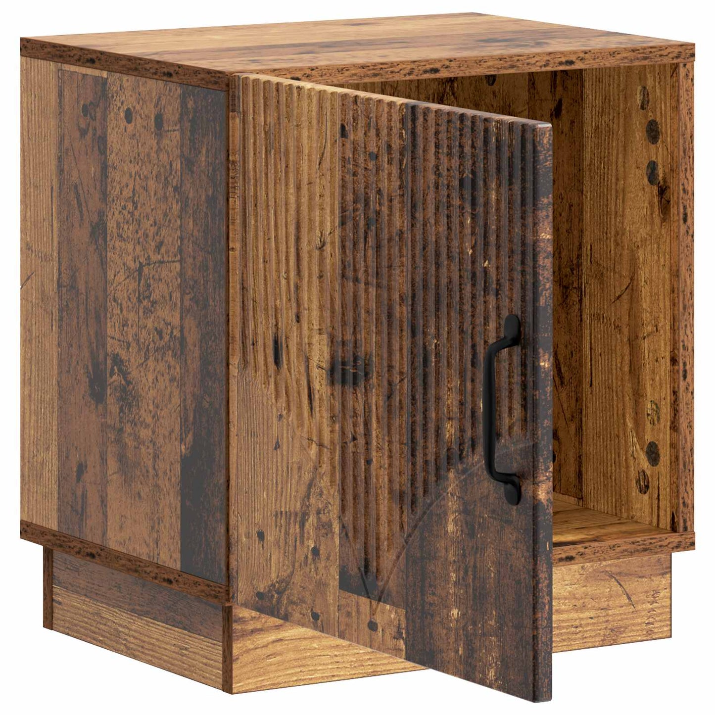 vidaXL Bedside Table Old Wood 43 x 34.5 x 47 cm Engineered Wood