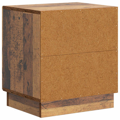 vidaXL Bedside Table Old Wood 43 x 34.5 x 47 cm Engineered Wood