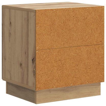 vidaXL Bedside Table Artisian Oak 43 x 34.5 x 47 cm Engineered Wood