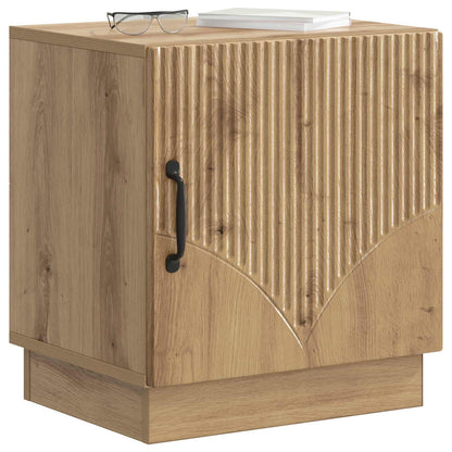 vidaXL Bedside Table Artisian Oak 43 x 34.5 x 47 cm Engineered Wood