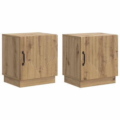 vidaXL Bedside Table 2 pcs Artisian Oak 43 x 34.5 x 47 cm
