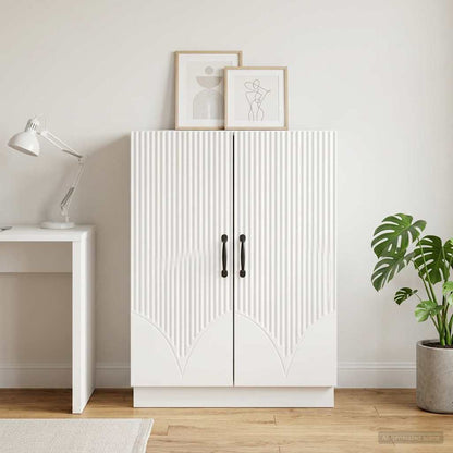 vidaXL Sideboard White 66 x 34.5 x 87 cm Engineered Wood