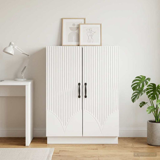 vidaXL Sideboard White 66 x 34.5 x 87 cm Engineered Wood