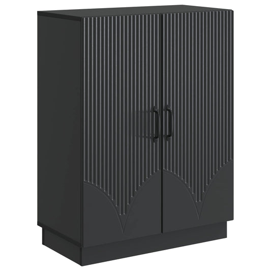 vidaXL Sideboard Black 66 x 34.5 x 87 cm Engineered Wood