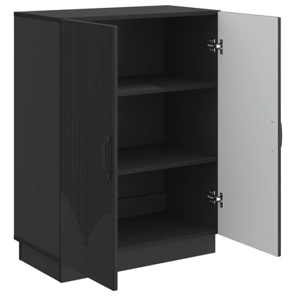 vidaXL Sideboard Black 66 x 34.5 x 87 cm Engineered Wood