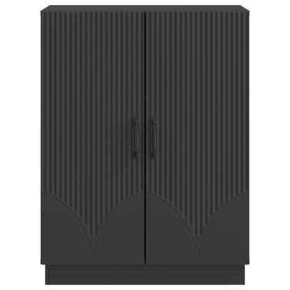 vidaXL Sideboard Black 66 x 34.5 x 87 cm Engineered Wood