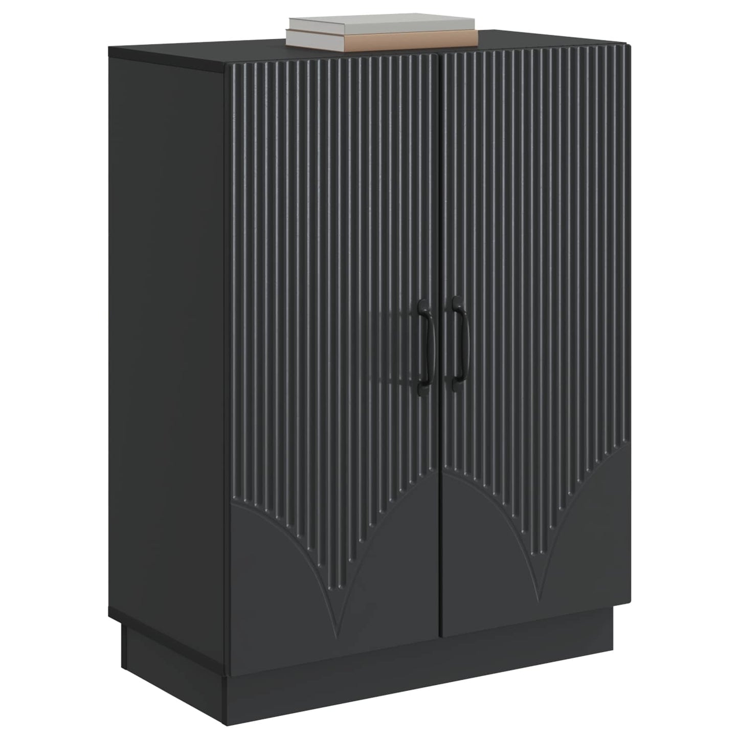 vidaXL Sideboard Black 66 x 34.5 x 87 cm Engineered Wood