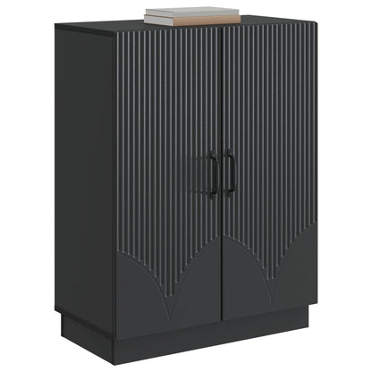 vidaXL Sideboard Black 66 x 34.5 x 87 cm Engineered Wood