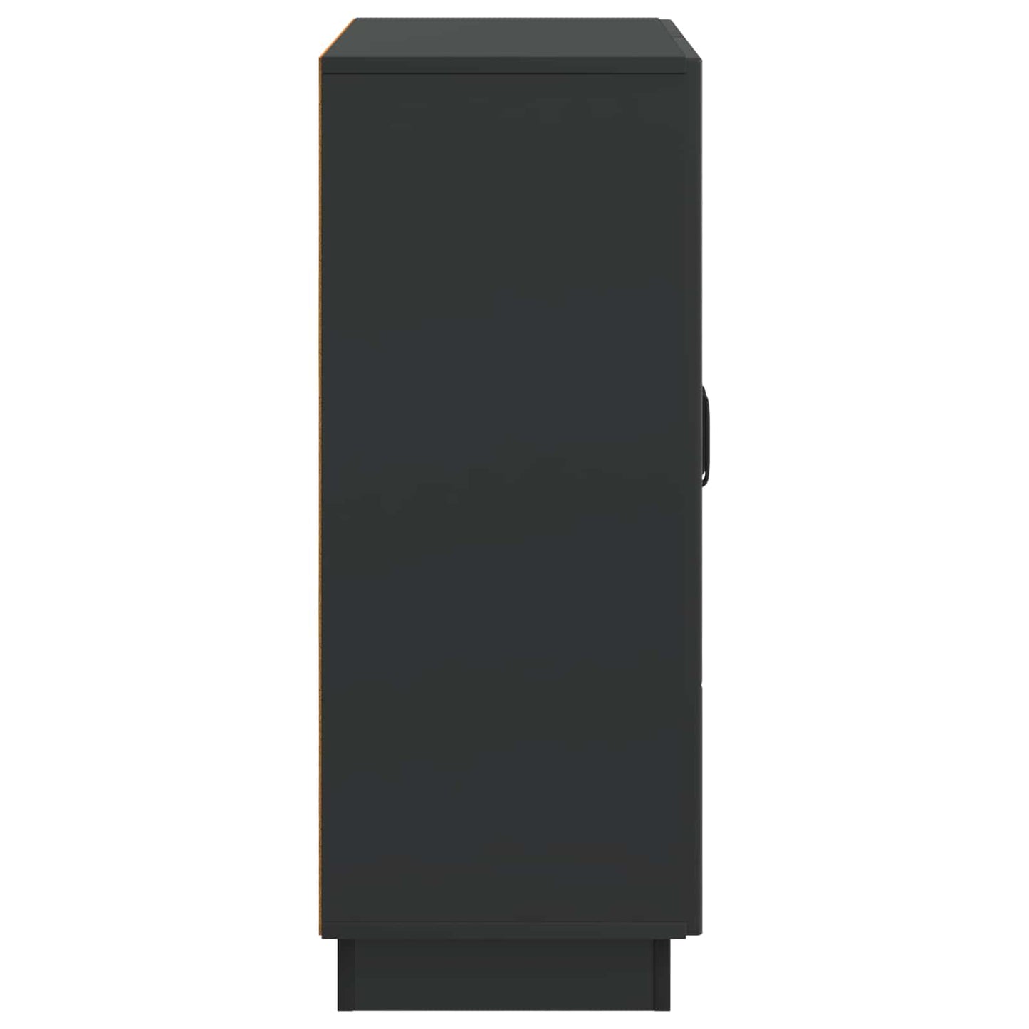 vidaXL Sideboard Black 66 x 34.5 x 87 cm Engineered Wood