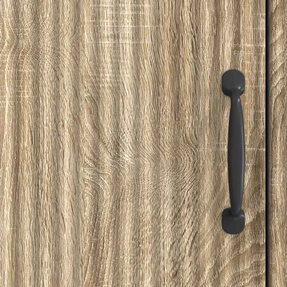 vidaXL Sideboard Sonoma Oak 66 x 34.5 x 87 cm Engineered Wood