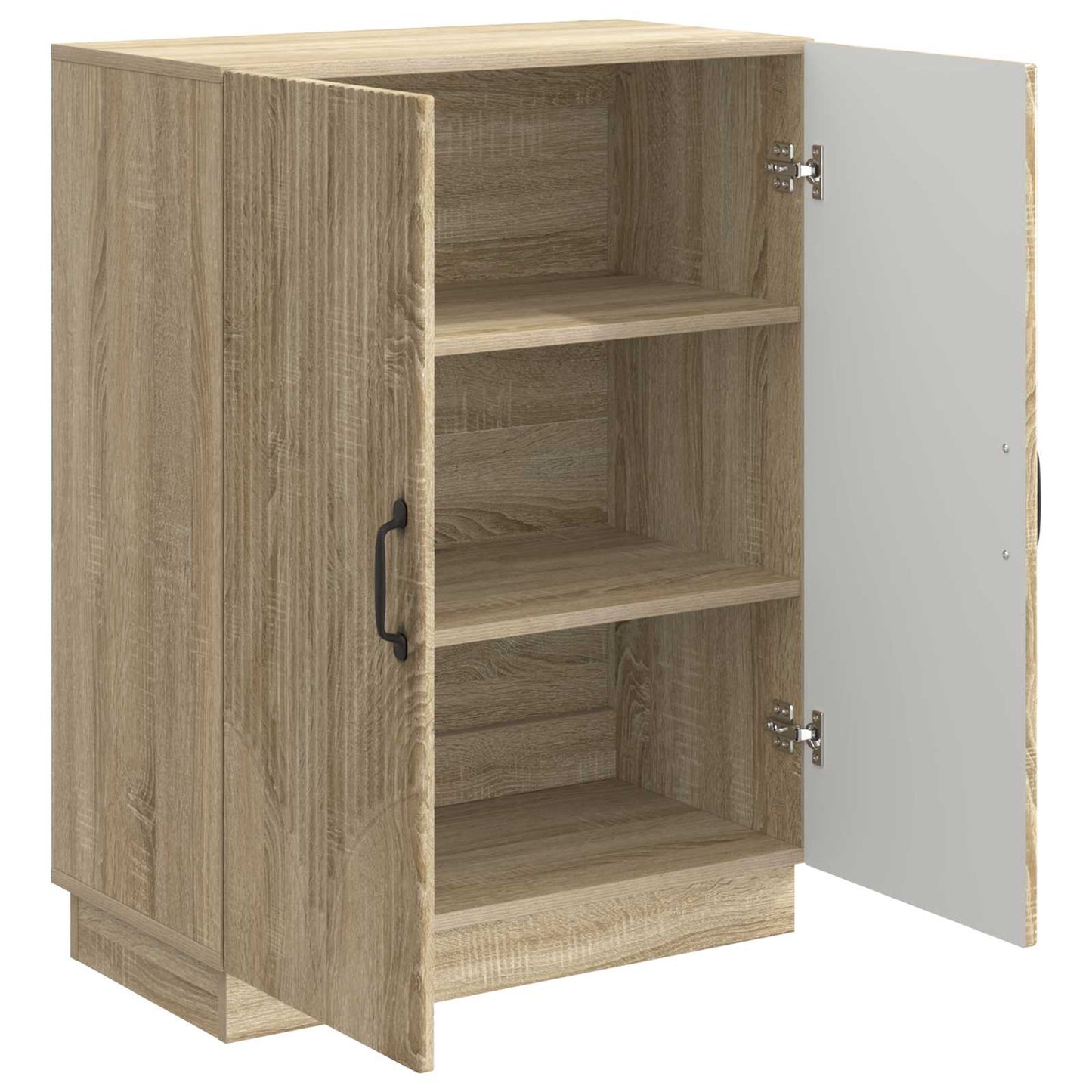 vidaXL Sideboard Sonoma Oak 66 x 34.5 x 87 cm Engineered Wood