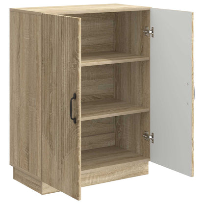 vidaXL Sideboard Sonoma Oak 66 x 34.5 x 87 cm Engineered Wood