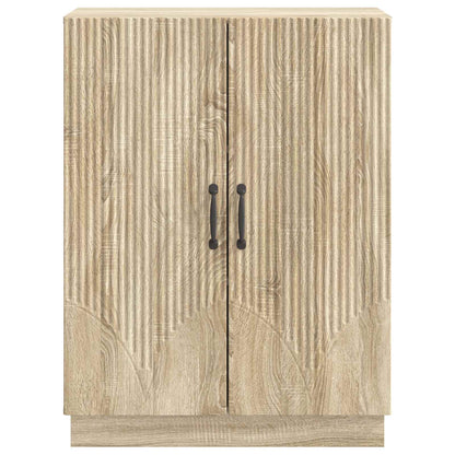 vidaXL Sideboard Sonoma Oak 66 x 34.5 x 87 cm Engineered Wood