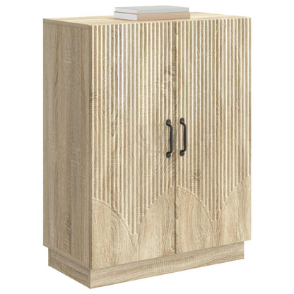 vidaXL Sideboard Sonoma Oak 66 x 34.5 x 87 cm Engineered Wood