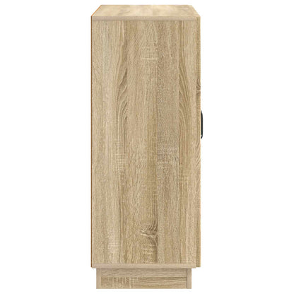 vidaXL Sideboard Sonoma Oak 66 x 34.5 x 87 cm Engineered Wood