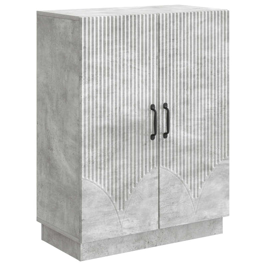 vidaXL Sideboard Concrete Grey 66 x 34.5 x 87 cm Engineered Wood