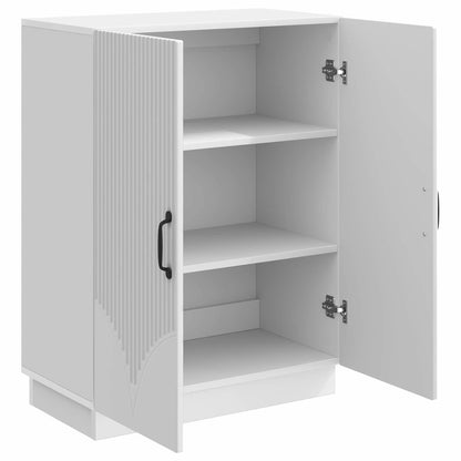 vidaXL Sideboard High Gloss White 66 x 34.5 x 87 cm Engineered Wood