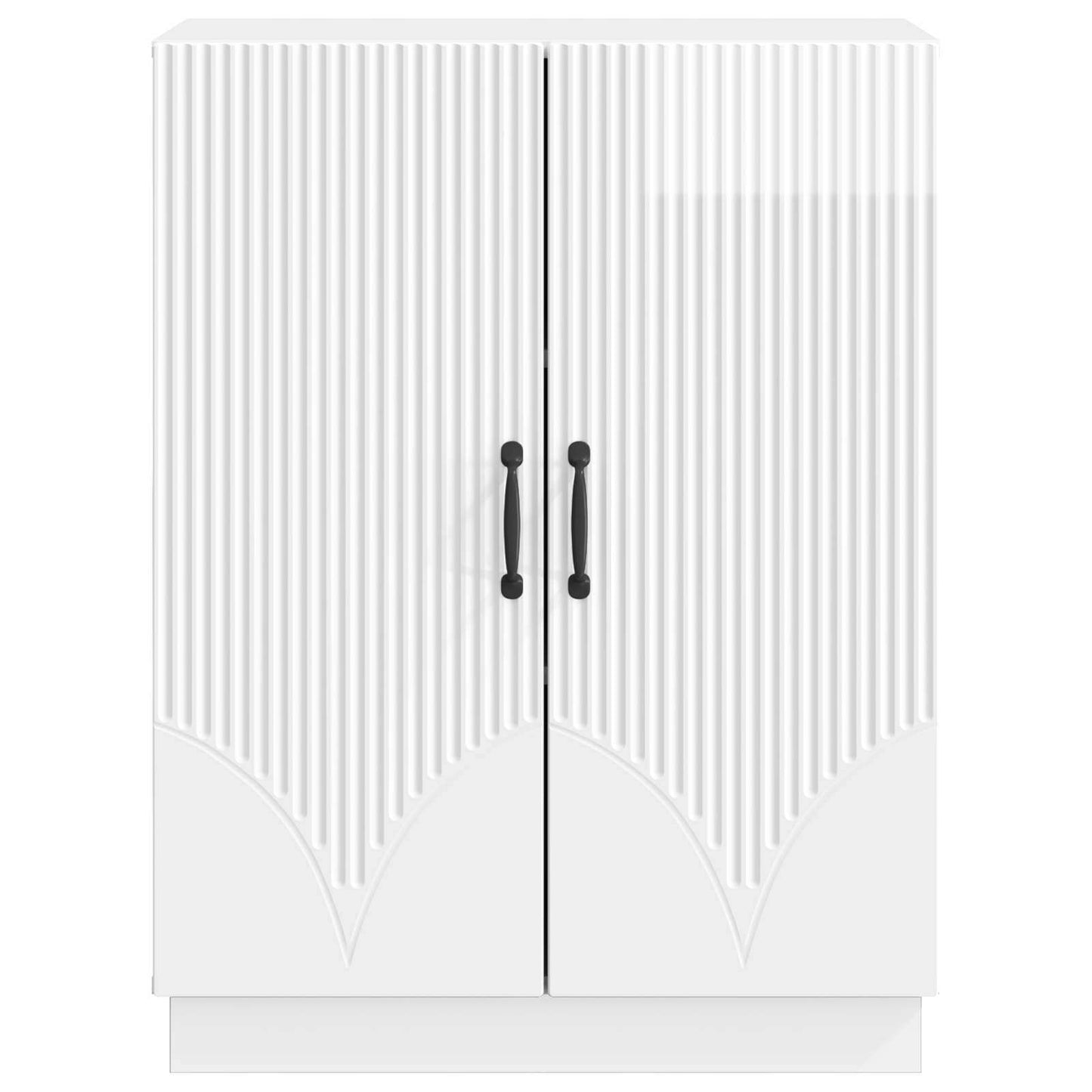 vidaXL Sideboard High Gloss White 66 x 34.5 x 87 cm Engineered Wood