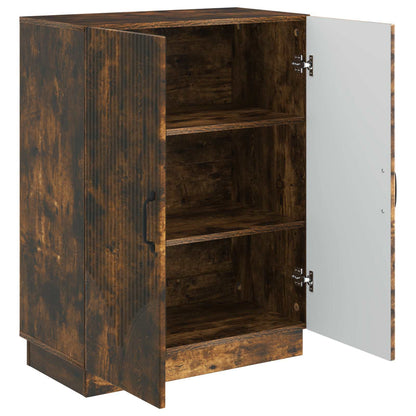 vidaXL Sideboard Smoked Oak 66 x 34.5 x 87 cm Engineered Wood