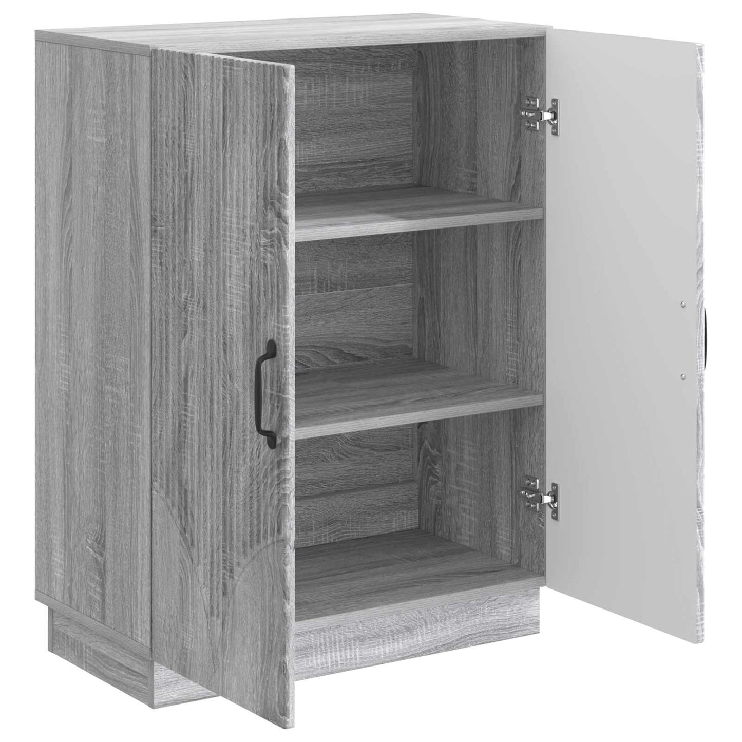 vidaXL Sideboard Grey Sonoma 66 x 34.5 x 87 cm Engineered Wood