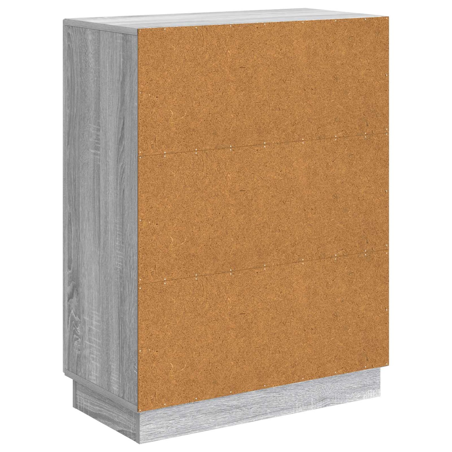 vidaXL Sideboard Grey Sonoma 66 x 34.5 x 87 cm Engineered Wood
