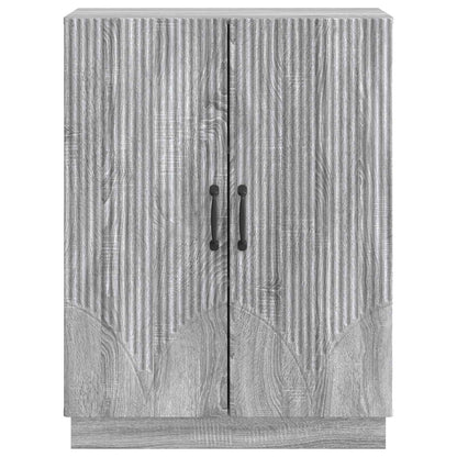 vidaXL Sideboard Grey Sonoma 66 x 34.5 x 87 cm Engineered Wood