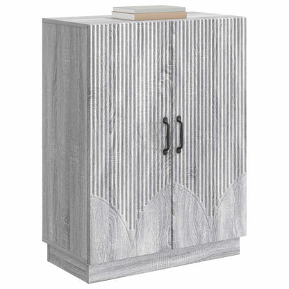 vidaXL Sideboard Grey Sonoma 66 x 34.5 x 87 cm Engineered Wood