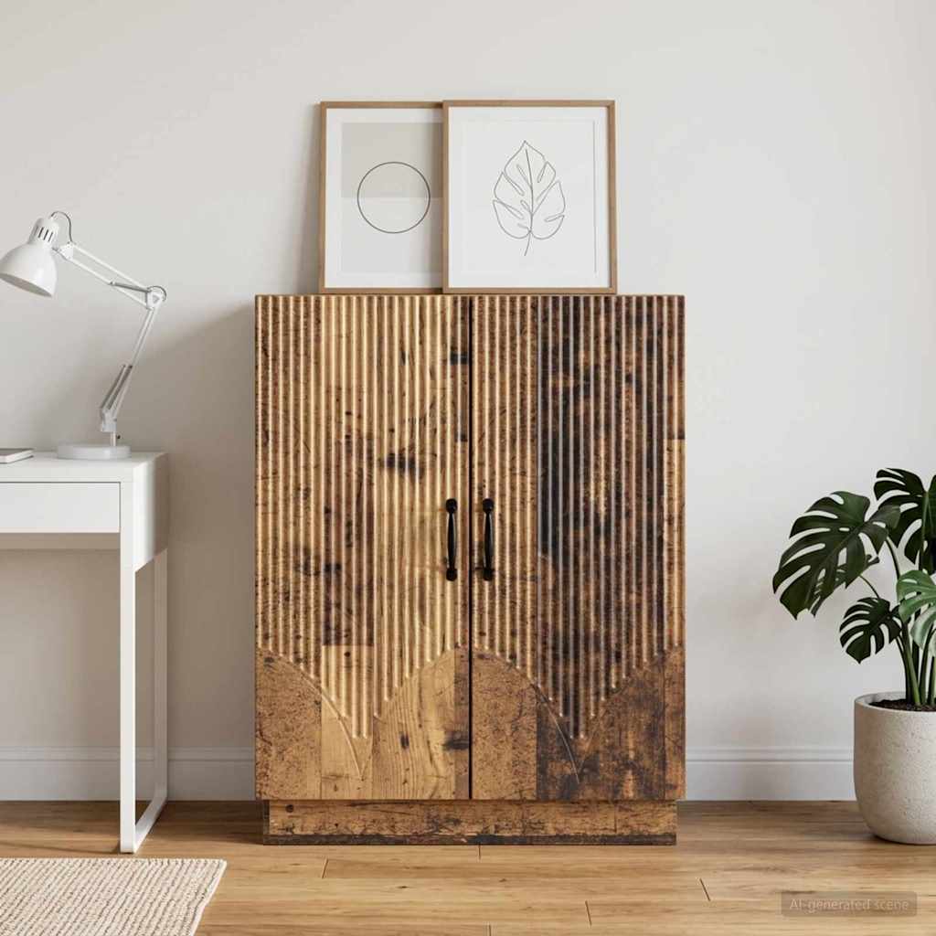 vidaXL Sideboard Old Wood 66 x 34.5 x 87 cm Engineered Wood