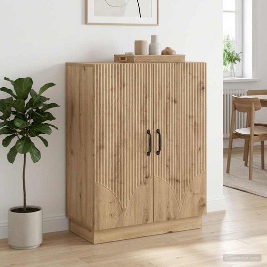 vidaXL Sideboard Artisan Oak 66 x 34.5 x 87 cm Engineered Wood