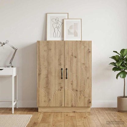 vidaXL Sideboard Artisan Oak 66 x 34.5 x 87 cm Engineered Wood