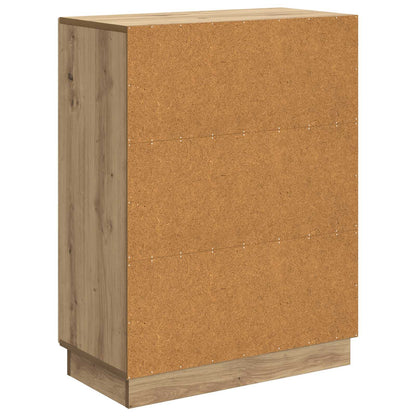 vidaXL Sideboard Artisan Oak 66 x 34.5 x 87 cm Engineered Wood