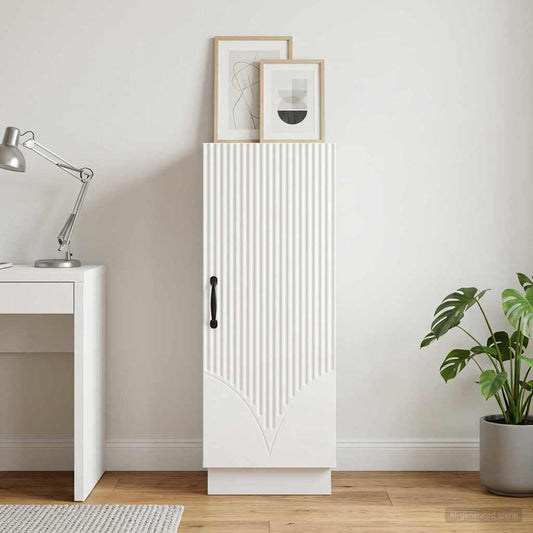 vidaXL Sideboard White 33 x 34.5 x 87 cm Engineered Wood