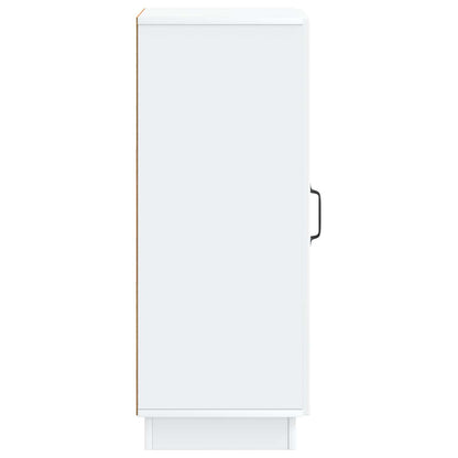 vidaXL Sideboard White 33 x 34.5 x 87 cm Engineered Wood