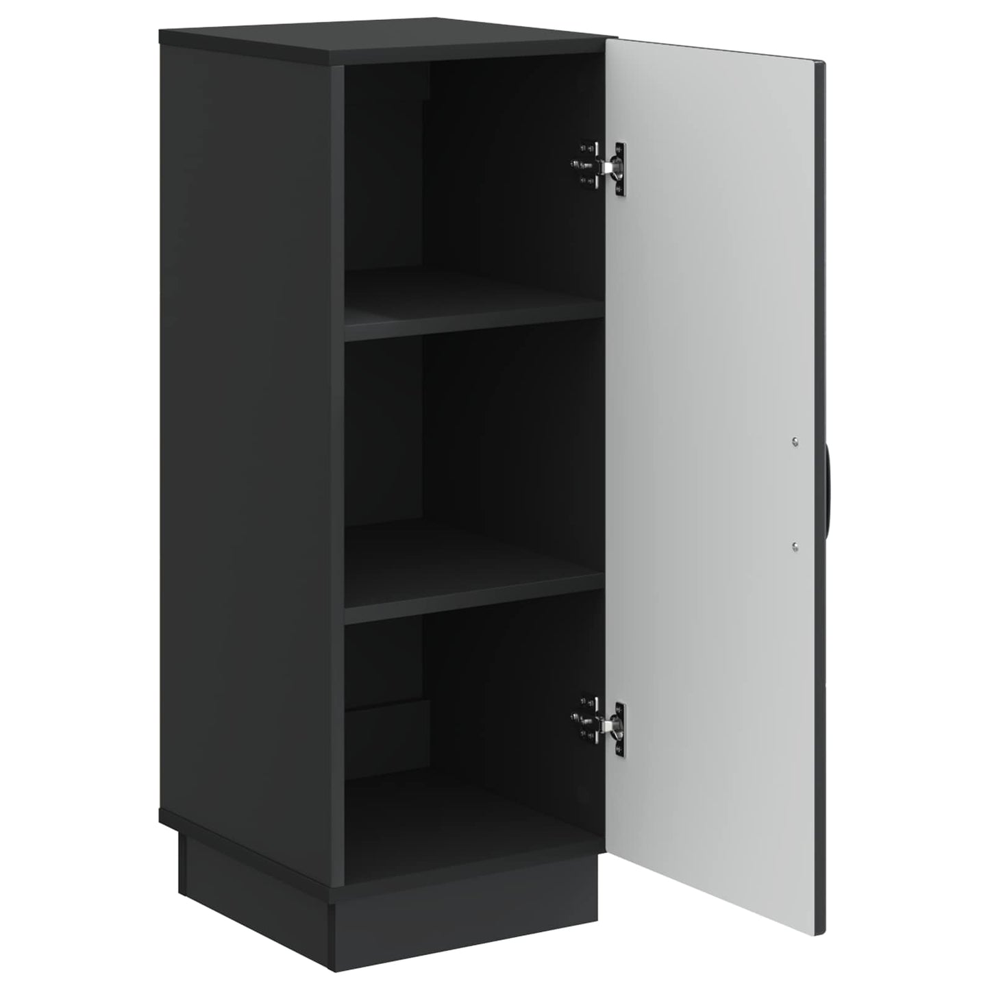 vidaXL Sideboard Black 33 x 34.5 x 87 cm Engineered Wood