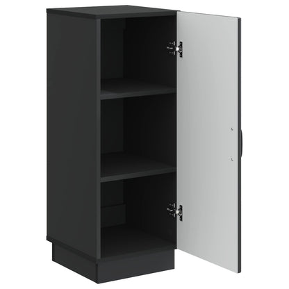 vidaXL Sideboard Black 33 x 34.5 x 87 cm Engineered Wood
