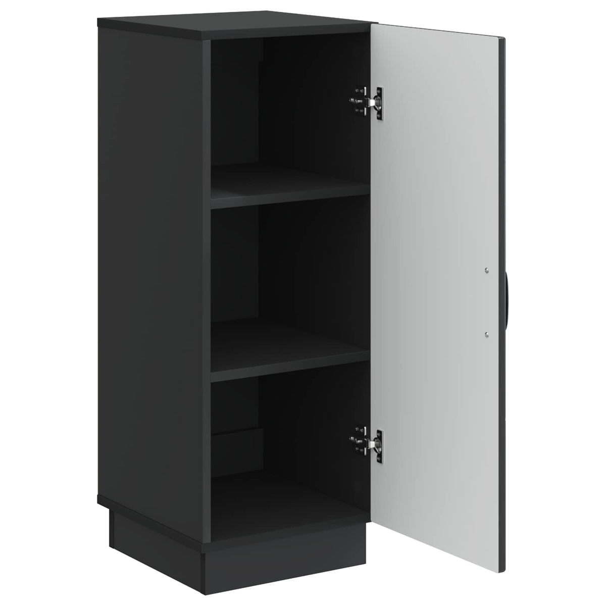 vidaXL Sideboard Black 33 x 34.5 x 87 cm Engineered Wood