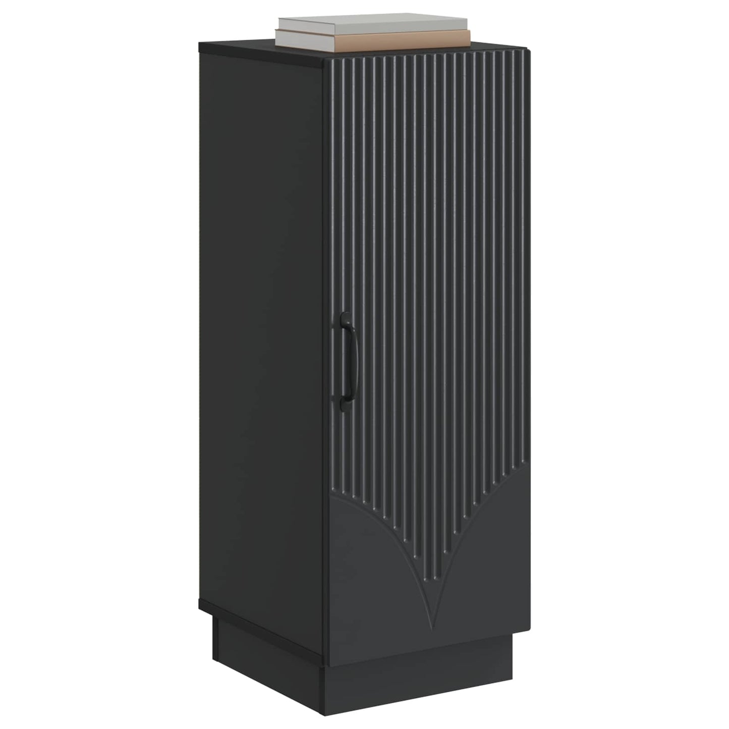 vidaXL Sideboard Black 33 x 34.5 x 87 cm Engineered Wood