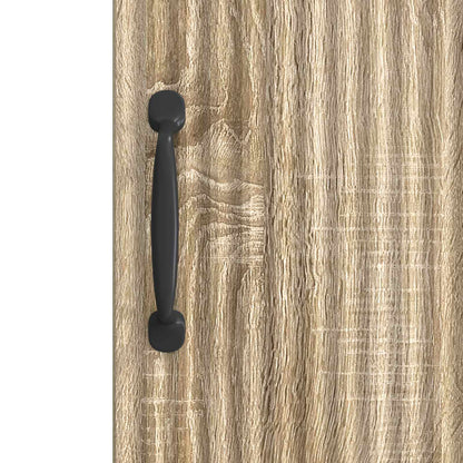 vidaXL Sideboard Sonoma Oak 33 x 34.5 x 87 cm Engineered Wood