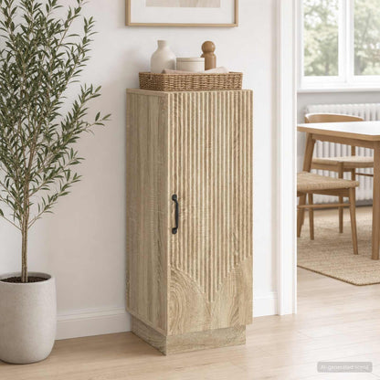 vidaXL Sideboard Sonoma Oak 33 x 34.5 x 87 cm Engineered Wood