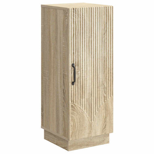 vidaXL Sideboard Sonoma Oak 33 x 34.5 x 87 cm Engineered Wood