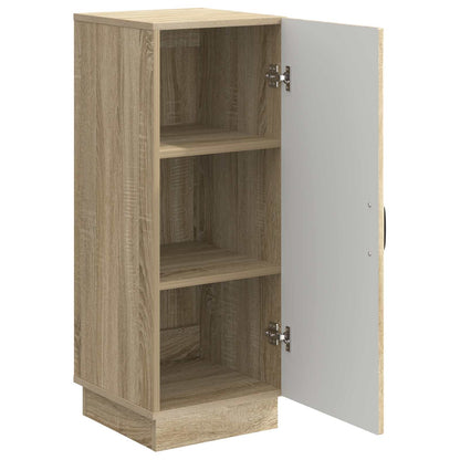 vidaXL Sideboard Sonoma Oak 33 x 34.5 x 87 cm Engineered Wood