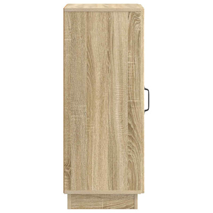 vidaXL Sideboard Sonoma Oak 33 x 34.5 x 87 cm Engineered Wood