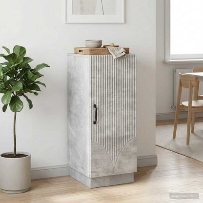 vidaXL Sideboard Concrete Grey 33 x 34.5 x 87 cm Engineered Wood