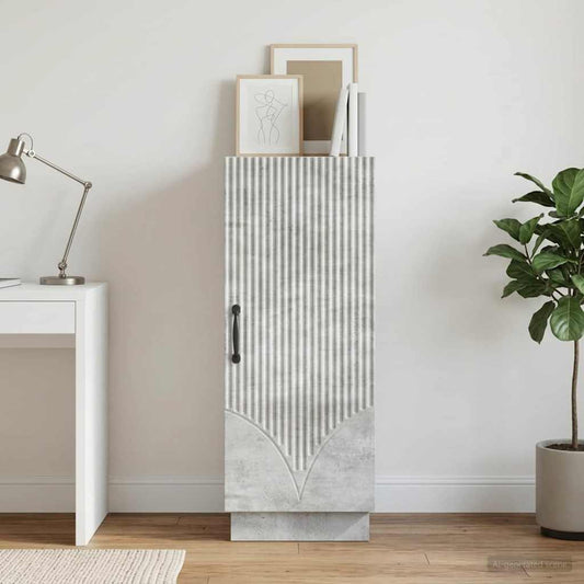 vidaXL Sideboard Concrete Grey 33 x 34.5 x 87 cm Engineered Wood