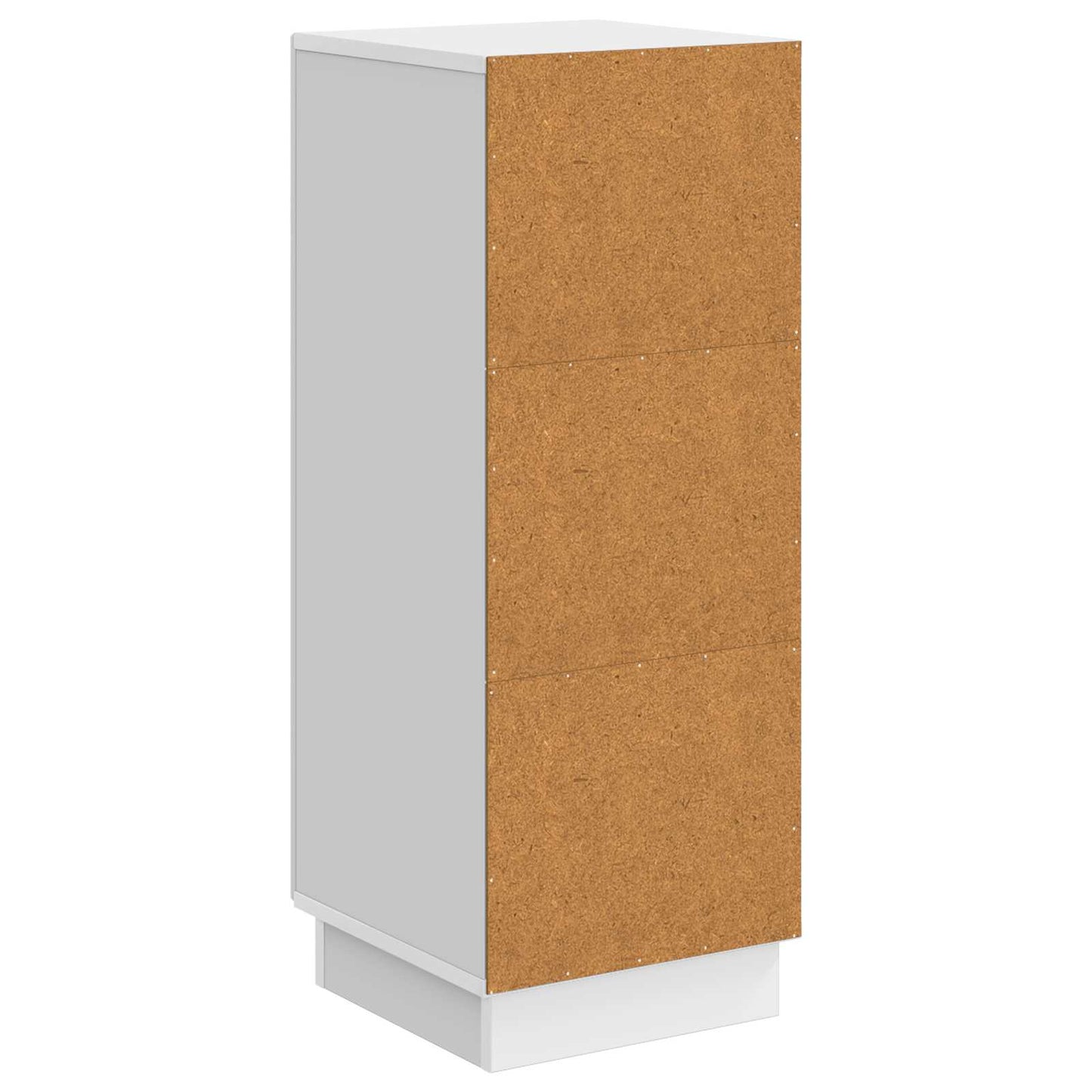 vidaXL Sideboard High Gloss White 33 x 34.5 x 87 cm Engineered Wood