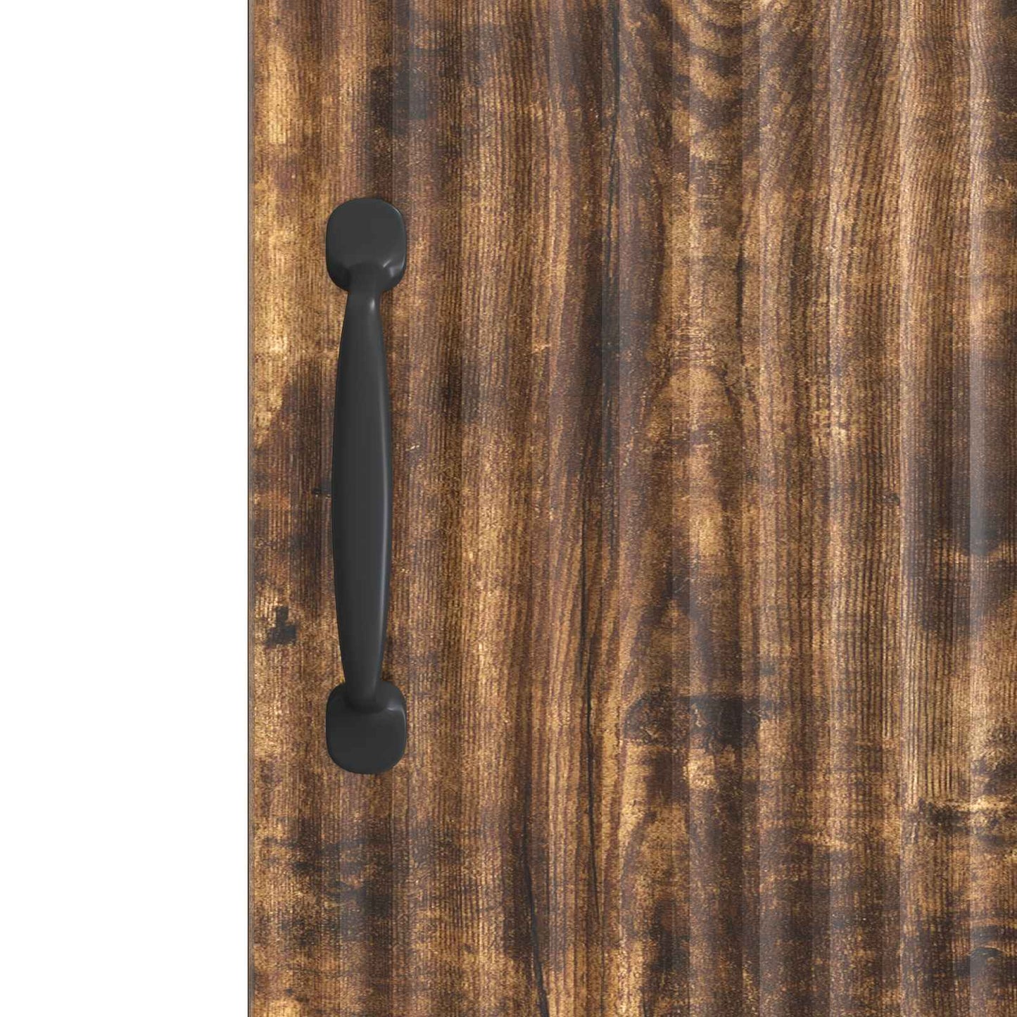 vidaXL Sideboard Smoked Oak 33 x 34.5 x 87 cm Engineered Wood