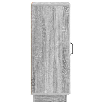 vidaXL Sideboard Grey Sonoma 33 x 34.5 x 87 cm Engineered Wood