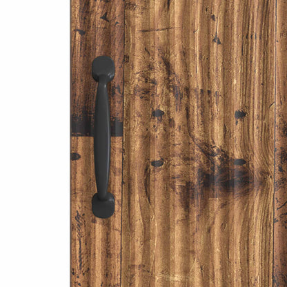 vidaXL Sideboard Old Wood 33 x 34.5 x 87 cm Engineered Wood