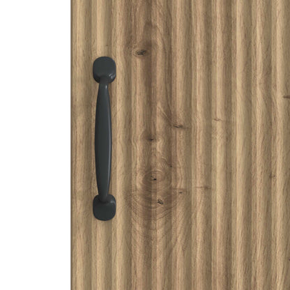 vidaXL Sideboard Artisan Oak 33 x 34.5 x 87 cm Engineered Wood